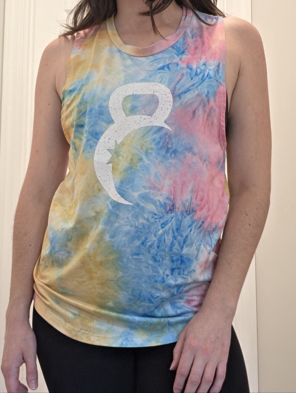ZYIA Tie Dye Muscle Tank Workout Top Women’s Activewear Gym Fitness Athleisure